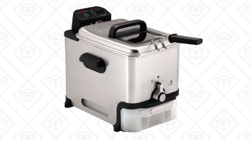 T-fal Fry Basket Stainless Steel Immersion Deep Fryer | $60 | Amazon